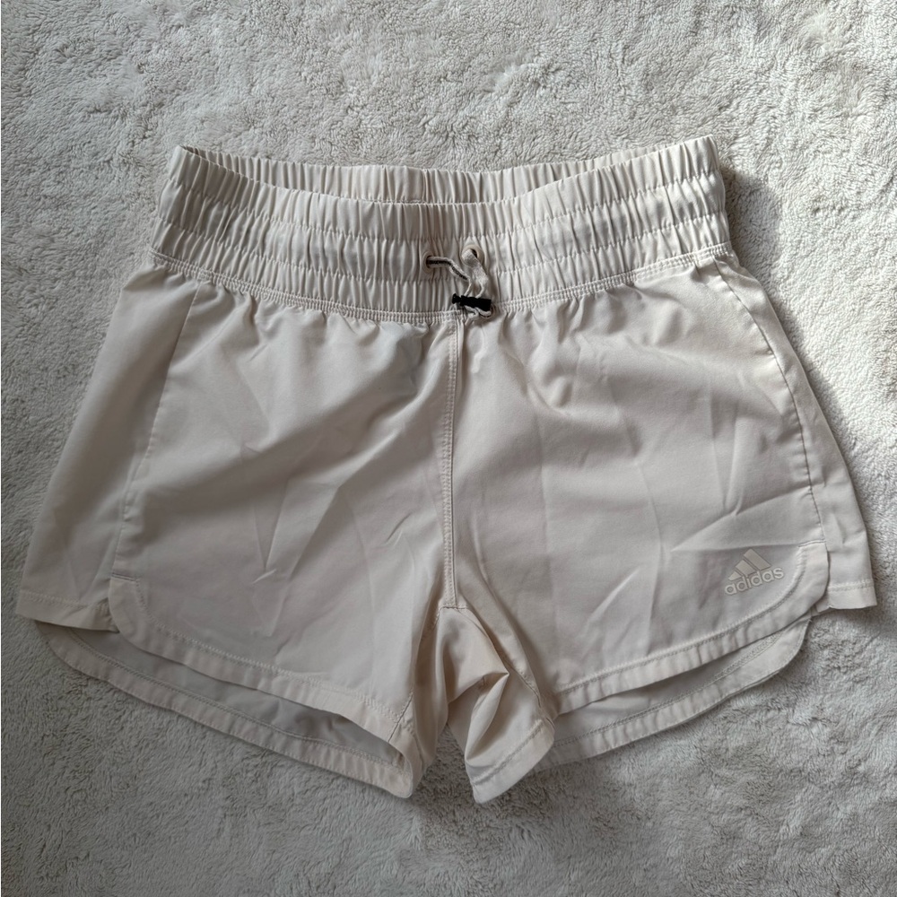 Adidas Women's Beige Athletic Shorts
